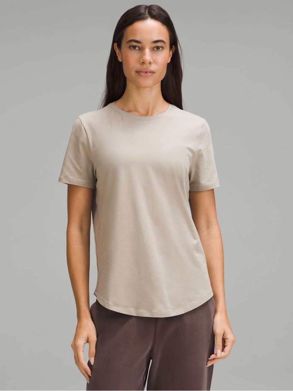 Lululemon - Love Crewneck T-Shirt - Riverstone - Size 8